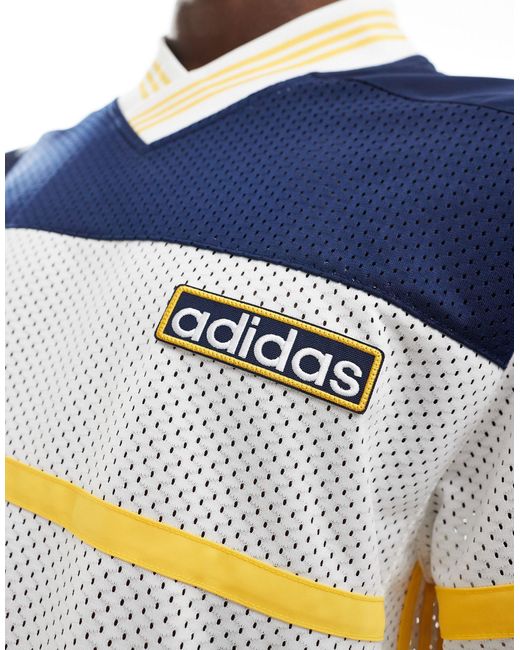 Adidas - adicolor adibreak - maillot en maille sportive Adidas Originals pour homme en coloris Blue