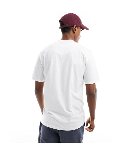 T-shirt col montant Brave Soul pour homme en coloris White