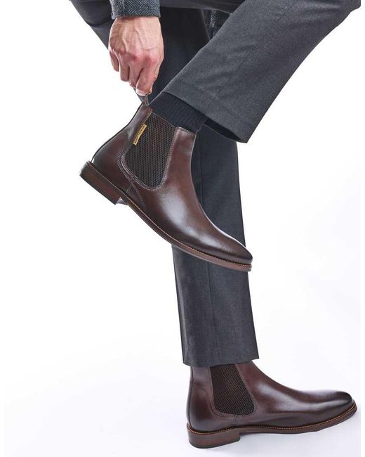 Base London Brown Sikes Chelsea Boot for men