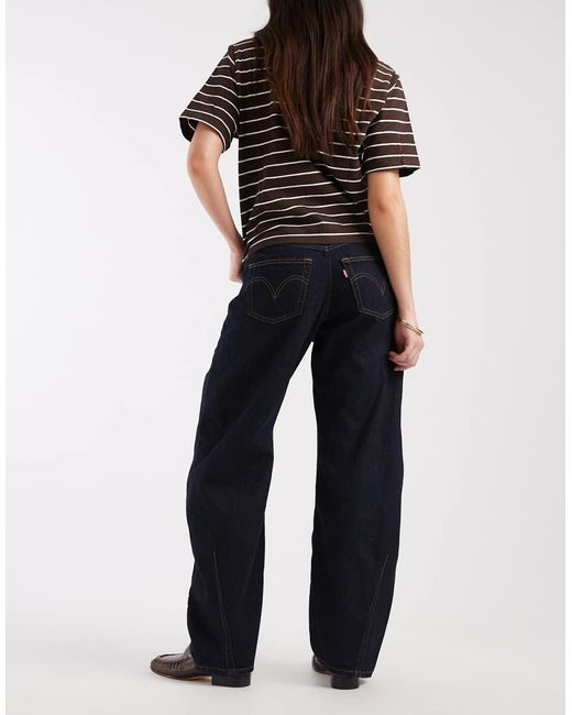 Levi's Blue Cinch Barrel Jeans