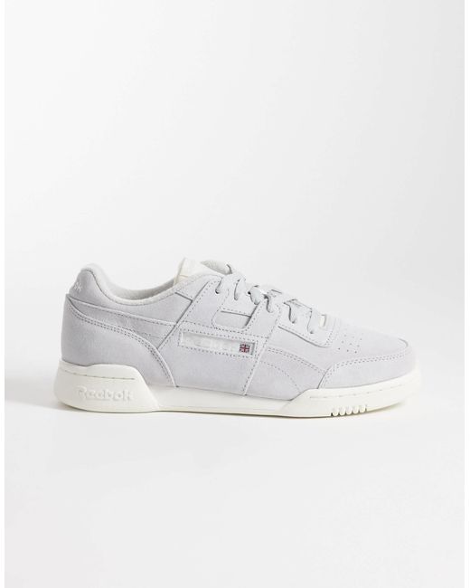 Reebok – workout plus – sneaker in White für Herren