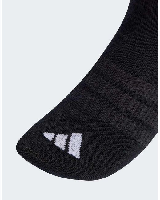 Adidas Originals Black Thin&Light Essentials Low Cut Socks 3 Pair Pack