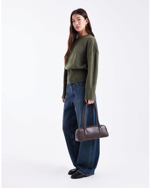 ASOS Gray – taillierter pullover