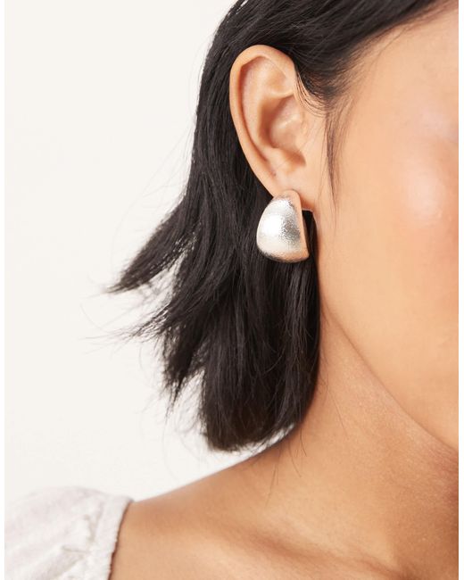 Créoles bombées Accessorize en coloris Black