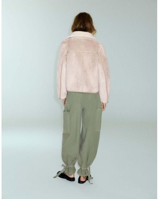 Pull&Bear Natural Doppelseitige jacke