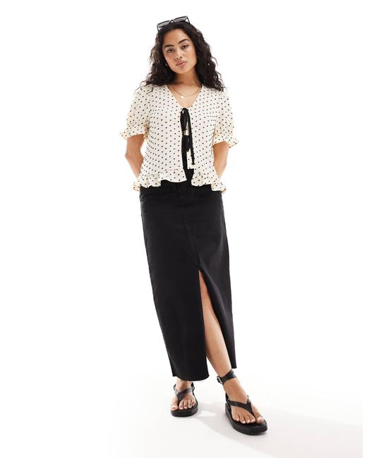 Y.A.S White Y.a.s – strukturierte bluse