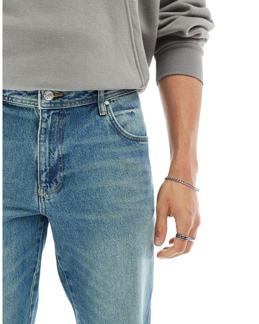 ASOS Blue Classic Rigid Jeans for men