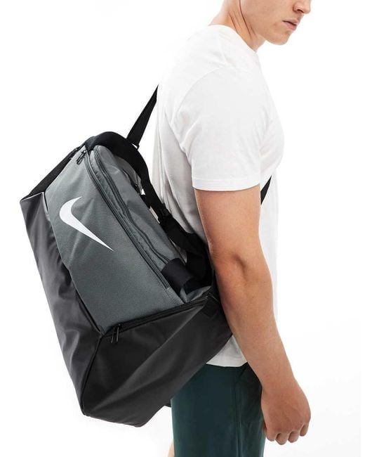 Nike Black Brasilia 9.5 Duffle Bag for men