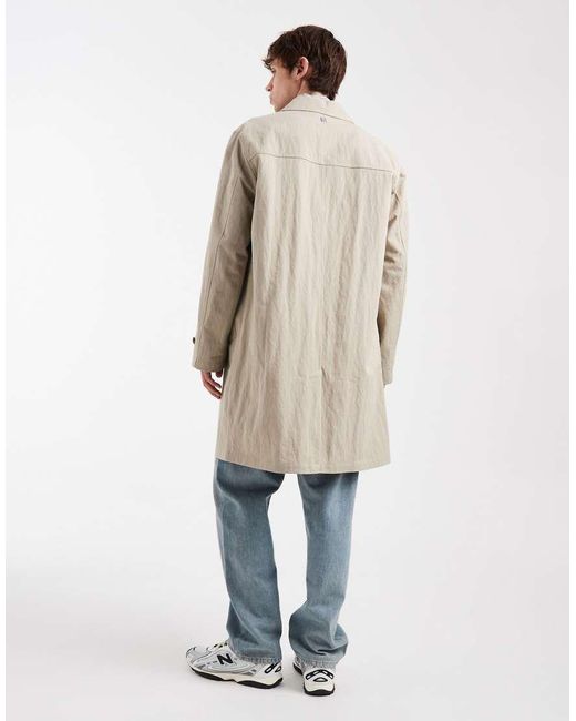 Jack & Jones Natural Premium Mac Coat for men