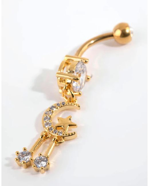 Lovisa Metallic – bauchnabelpiercing aus vergoldetem titan