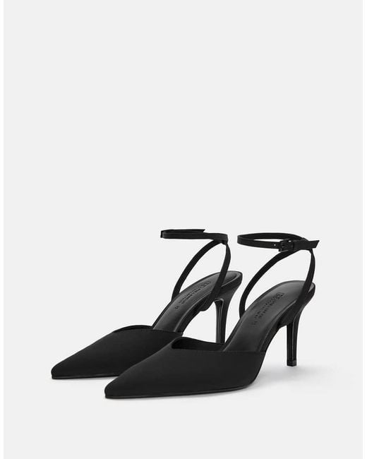 Pull&Bear Black Heeled Shoes