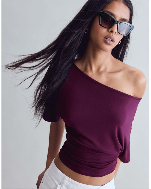 Stradivarius Blue Eckige cat-eye-brille