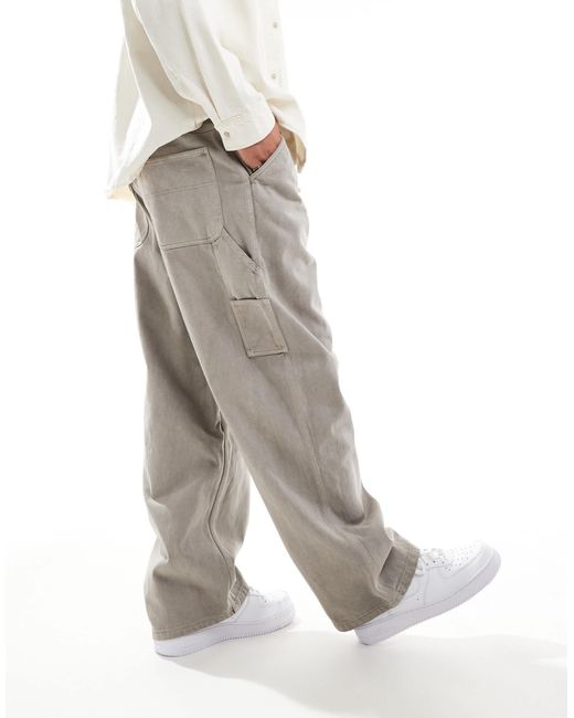 Nike Gray Carpenter Pants for men