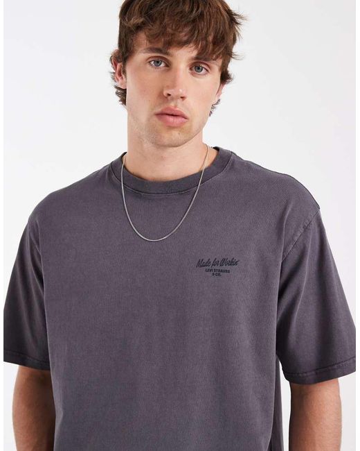 Levi's Blue Workwear Graphic T-shirt for men
