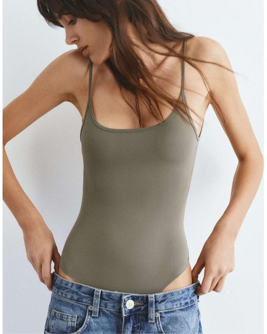 Pull&Bear Blue – polyamid-body