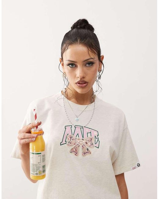 Aape By A Bathing Ape di Aape By A Bathing Ape in White