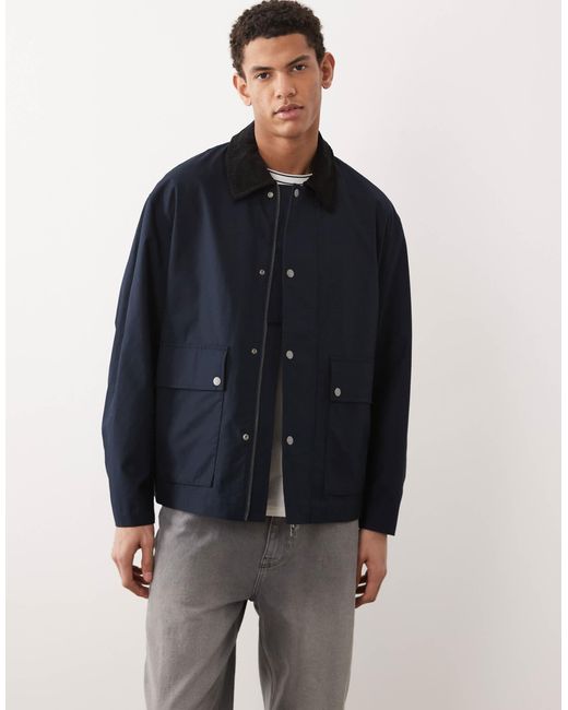 SELECTED – barn-jacke in Blue für Herren