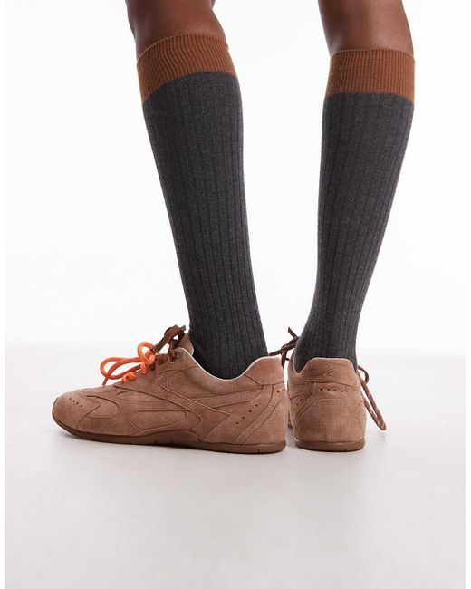 Bronx Brown Myr-aa Trainers