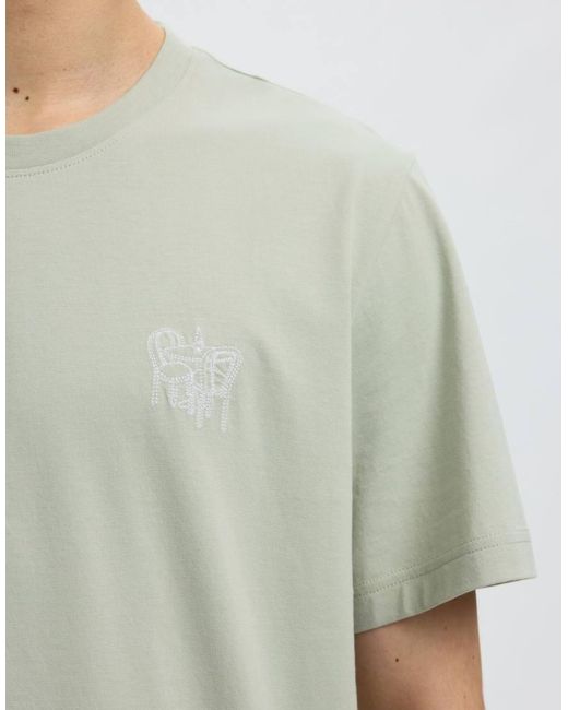 SELECTED Green T-Shirt for men