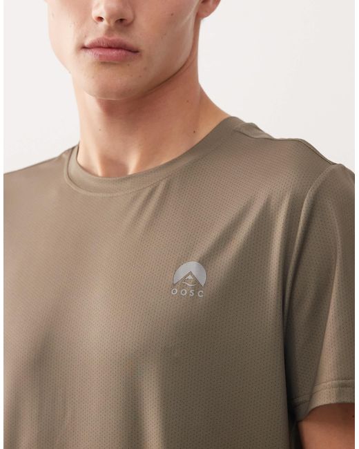 OOSC – elite – sport-t-shirt in Natural für Herren