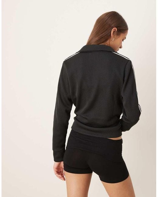 Adidas Originals Black Firebird Knitted Track Top