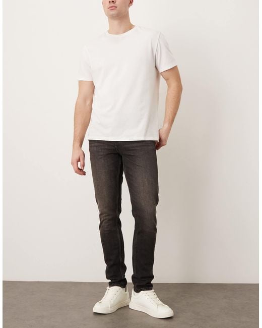 ASOS Natural Skinny Fit Jeans for men