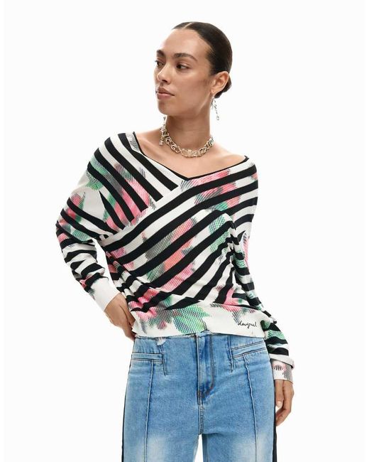 Fine Desigual de color White