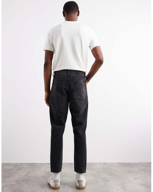 ASOS White Tapered Fit Jeans for men