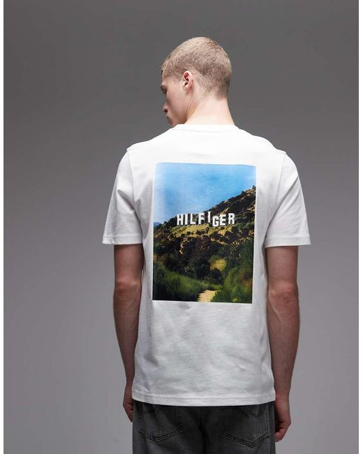 Tommy Hilfiger Gray Photo Print T-shirt for men