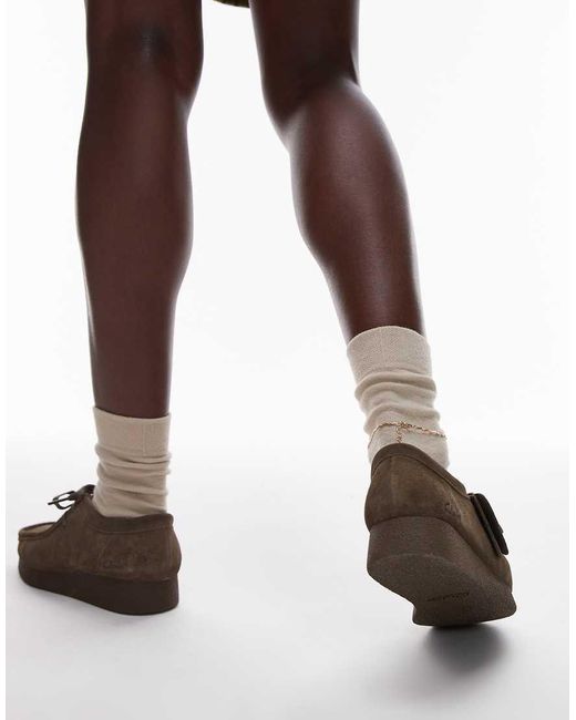 Clarks Black Wallabee Evo Shoes