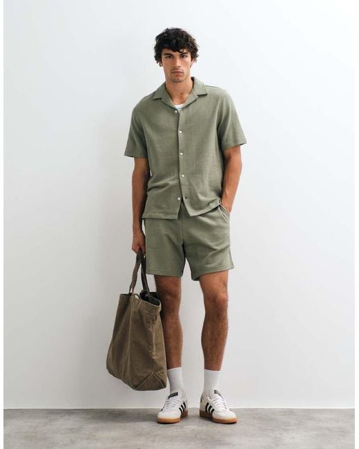 Gap Green Towelling Shirt Co-Ord for men