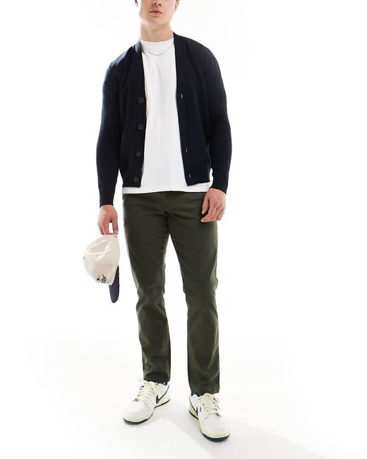 ASOS Green Slim Chinos for men