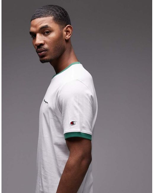 Champion White Ringer T-shirt for men