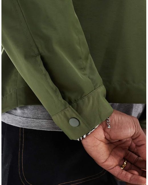 ASOS Green Lightweight Coach Jacket for men