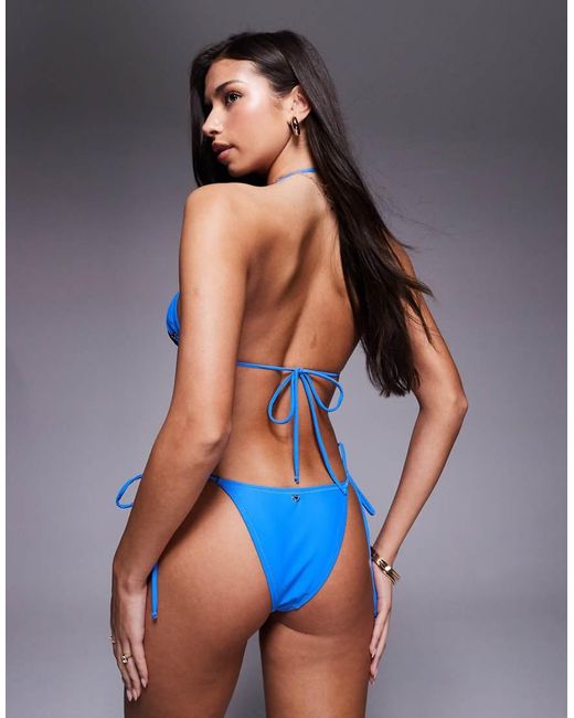 Candypants Blue Tieside Bikini Bottoms