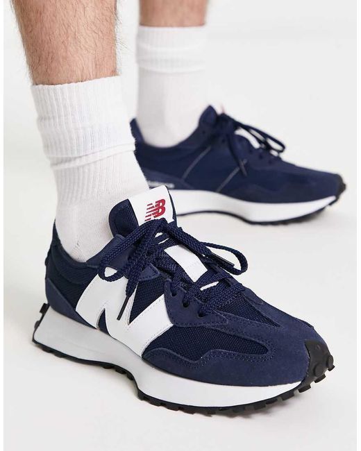 New Balance Blue 327 Trainers