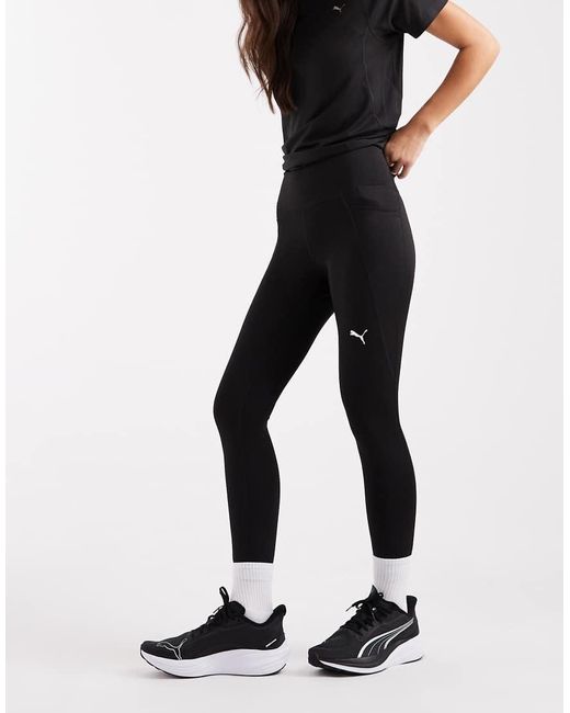 Leggings Negros De Talle Alto Essential De PUMA de color Gray