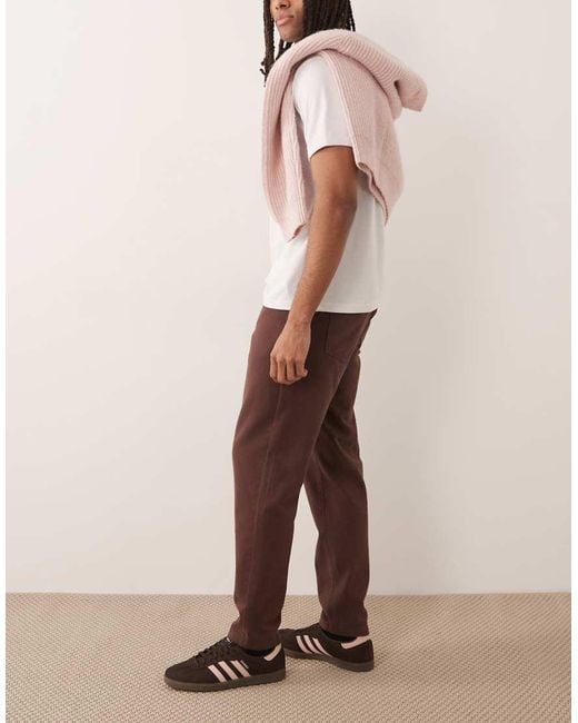 ASOS Natural Tapered Trouser for men