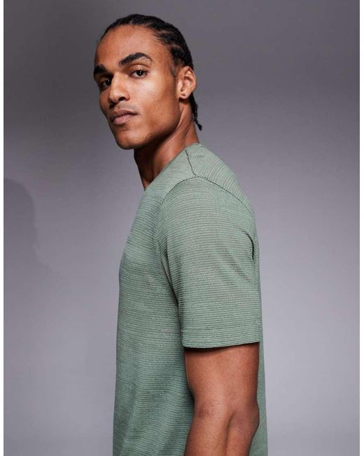 MONTIREX Green Glitch Seamless T-shirt for men