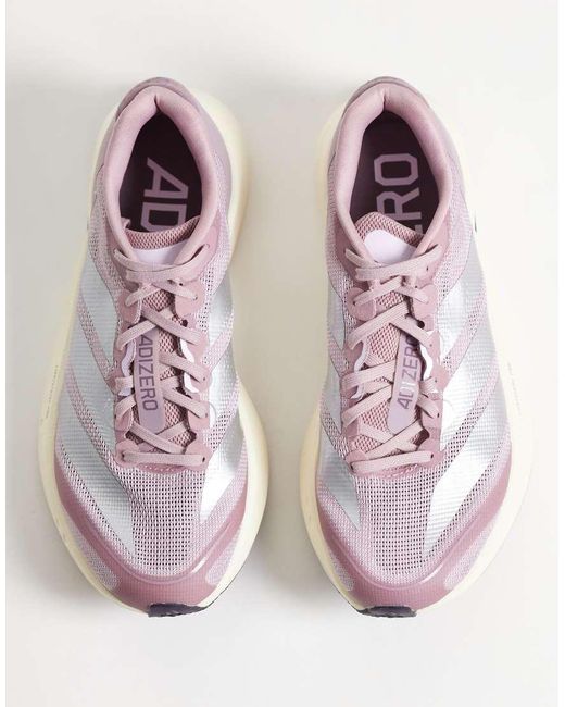 Adidas Originals Pink Adidas Running Adizero Boston 13 Trainers