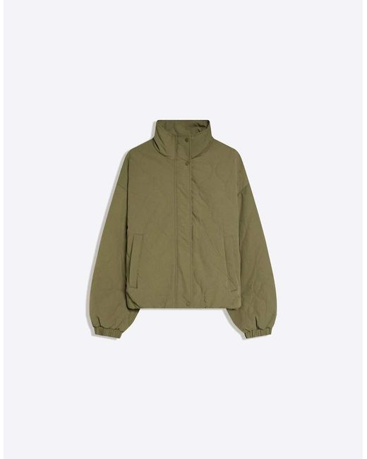 Bershka Green Padded Jacket