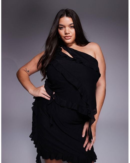 asos black ruffle dress ASOS Women's Floral Embroidery Balloon Sleeve Ruffle Hem Mini Dress  Letay  Store