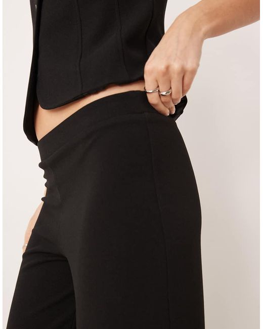 Mango Black Avay Tailored Straight Trouser Co-ord