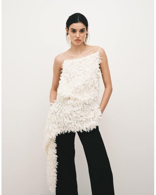 Mango Natural Capsule Textured Longline Cami