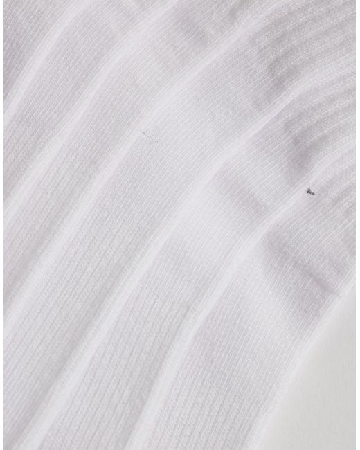 New Balance White Logo Ankle Sock 3 Pack for men