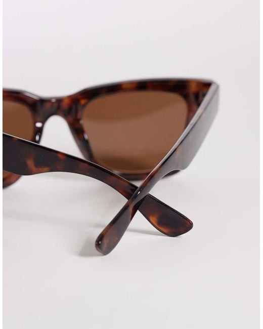 Gina Tricot Brown Classic Square Sunglasses