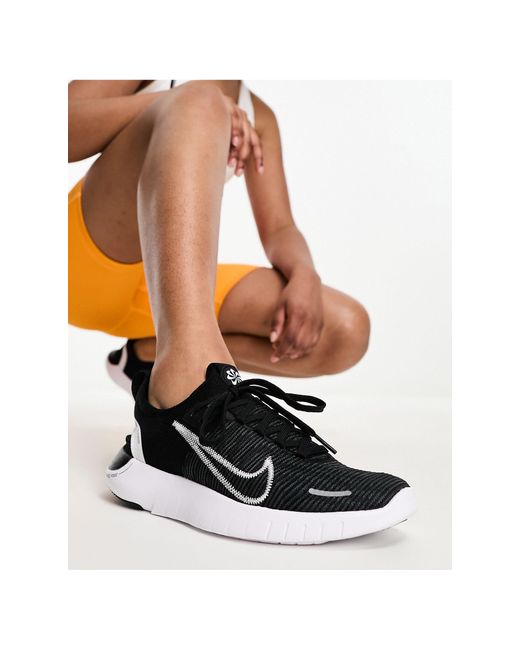 Nike Black – free run fk nn – laufschuhe