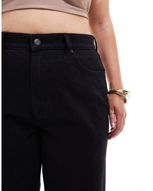 ASOS Black Asos design curve – schlichte straight jeans