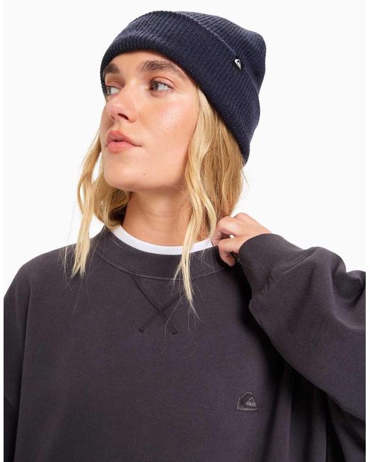 Quiksilver Purple Essential Crew Neck