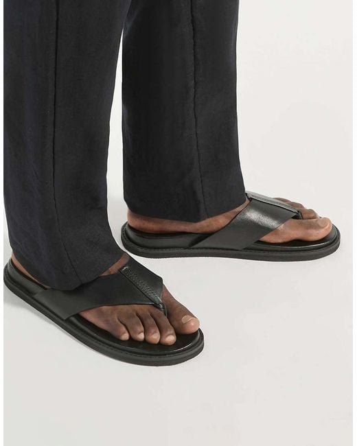 Dune Black Irvin Smart Sandals for men